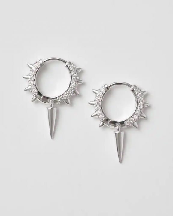  i gruppen Øreringe / Sølvøreringe hos SCANDINAVIAN JEWELRY DESIGN (SW-MSH-S-V)