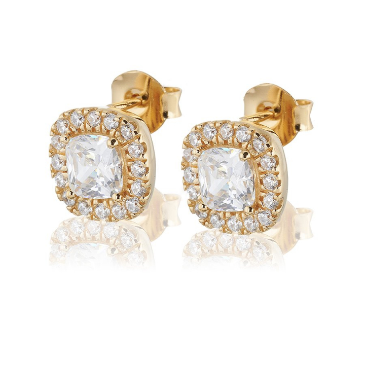 Glamorous Earrings studs Gold i gruppen Øreringe / Guldøreringe hos SCANDINAVIAN JEWELRY DESIGN (gp113)