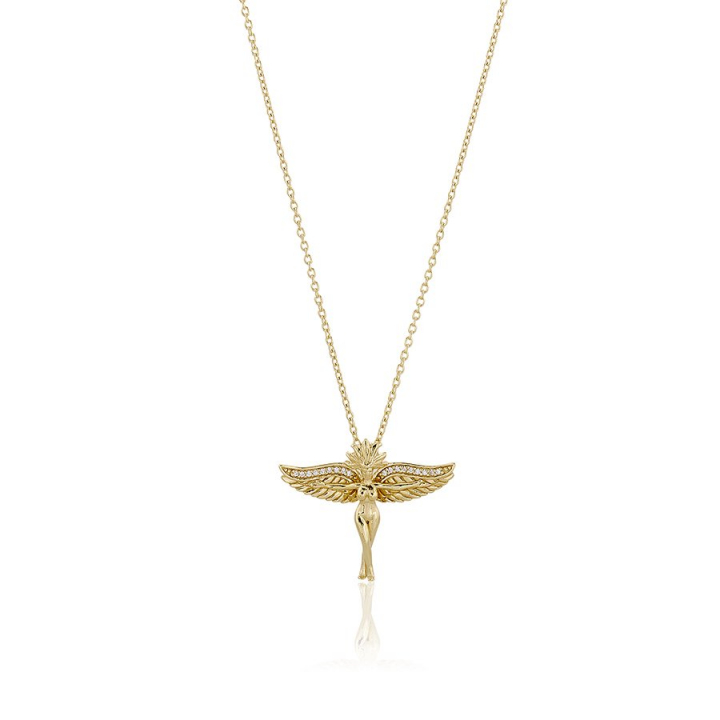 Goddess of love Necklace Gold i gruppen Halskæde / Guldhalskæde hos SCANDINAVIAN JEWELRY DESIGN (gp148)