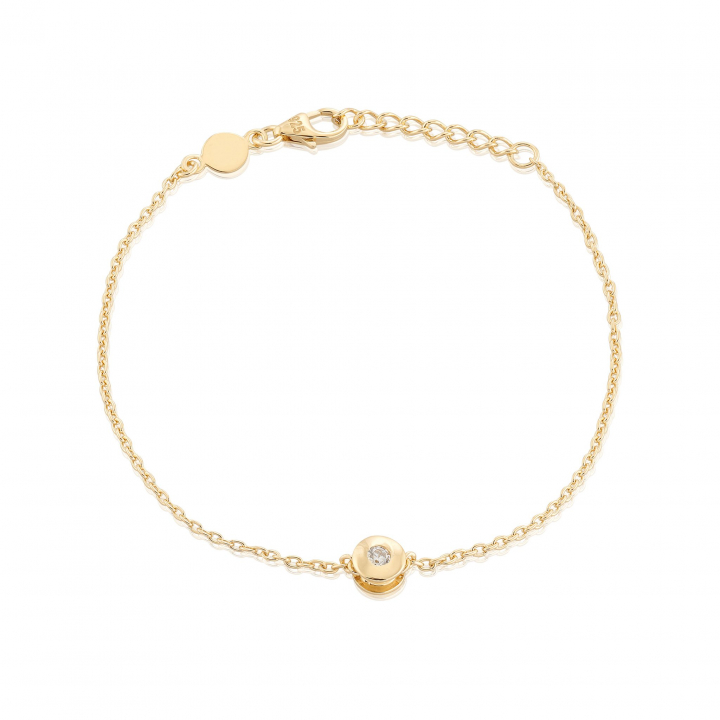 Älskad mini Bracelet Gold i gruppen Armbånd / Guldarmbånd hos SCANDINAVIAN JEWELRY DESIGN (gp16)