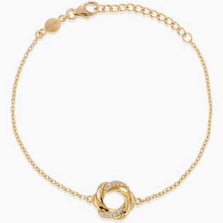 Circles of the universe Bracelet Gold i gruppen Armbånd / Guldarmbånd hos SCANDINAVIAN JEWELRY DESIGN (gp176)