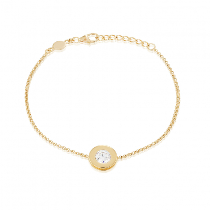 Älskad Bracelet Gold i gruppen Armbånd / Guldarmbånd hos SCANDINAVIAN JEWELRY DESIGN (gp26)