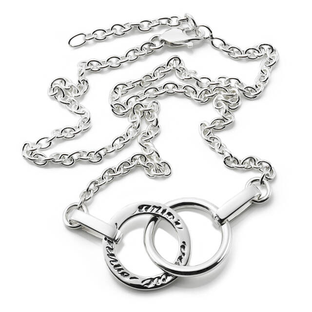 Twosome Halskæde Sølv