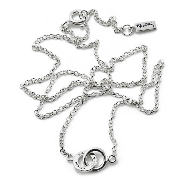 Mini Twosome Halskæde Sølv 42-45 cm