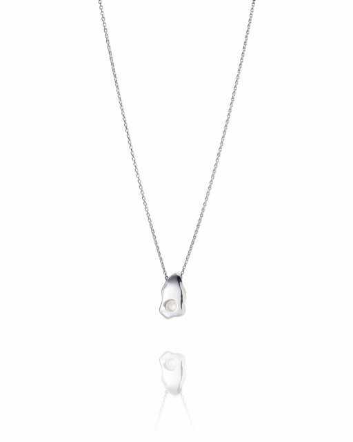 Oyster Halskæde Sølv