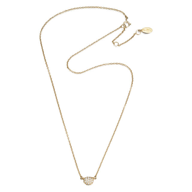 Love Bead - Diamonds Halskæde Guld 38-42 cm