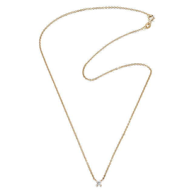 Dolce hvide Princess Halskæde Guld