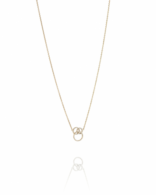 Bubbles & Stars Halskæde Guld