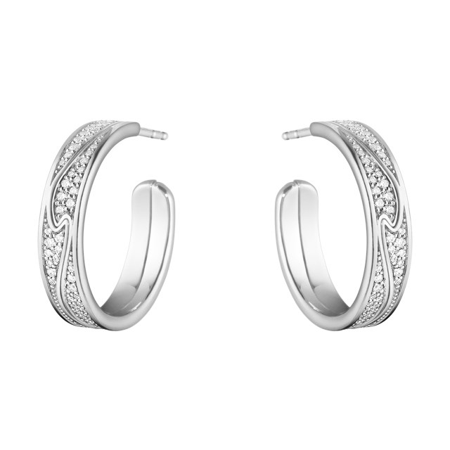 FUSION LA Roséguld Ørering Hvidguld FULL PAVÉ 0.54 CT