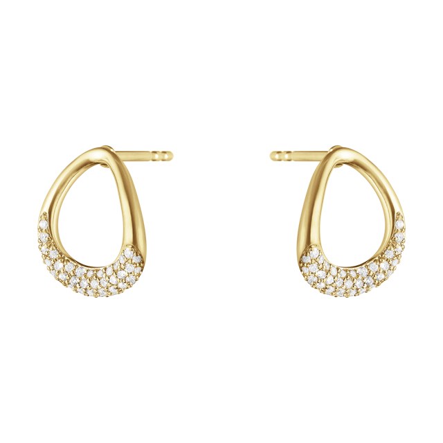 OFFSPRING Ørering Guld Diamant PAVE 0.19 ct
