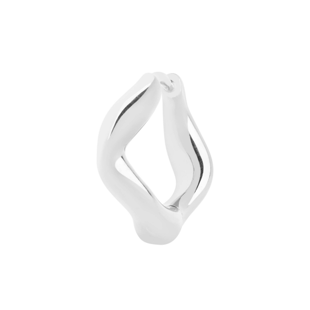 Anil 10 Huggie Silver (One)