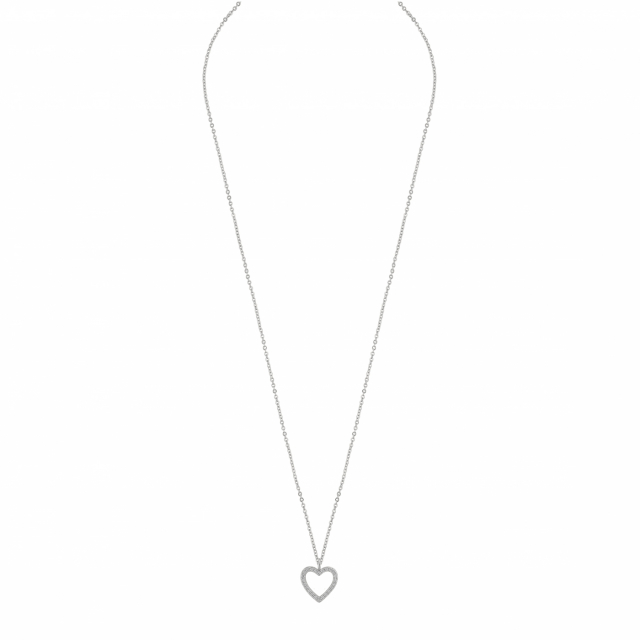 Valentina pendant Halskæde 42 Sølv
