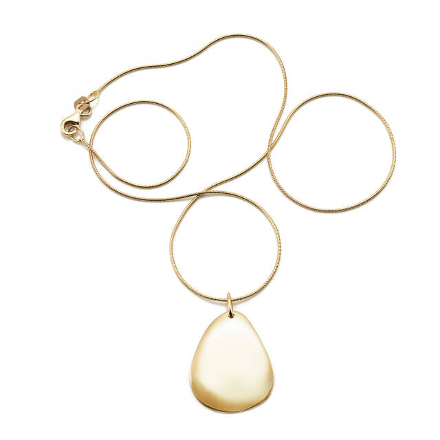 Little Rose Petal Vedhæng Guld