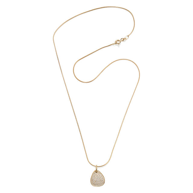 Little Rose Petal & Stars Vedhæng Guld