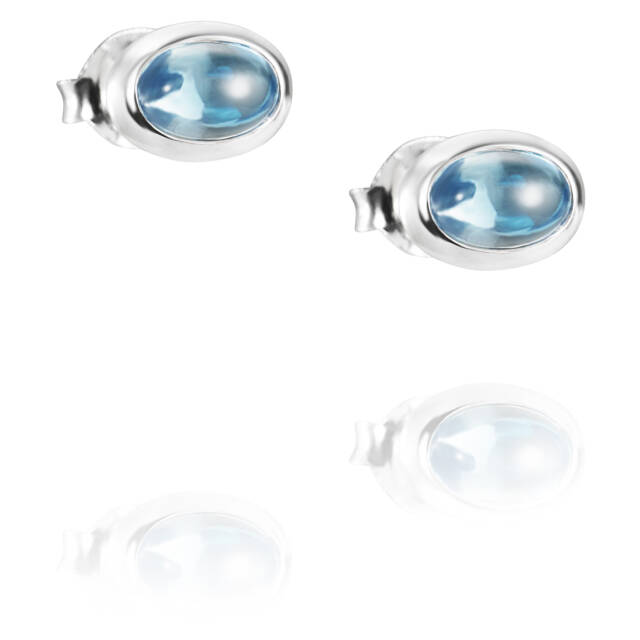 Love Bead Sølv - Topaz Ørering Sølv