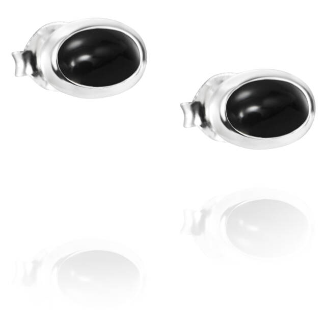 Love Bead Sølv - Onyx Ørering Sølv