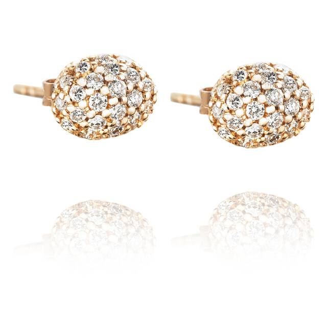 Love Bead - Diamonds Ørering Guld