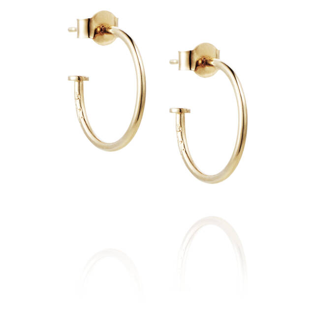 101 Plain Hoops Ørering Guld