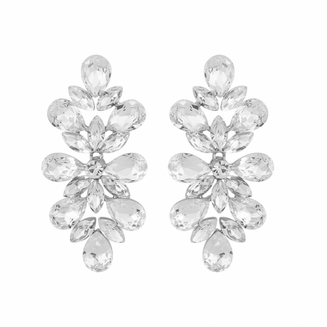 Vue big pendant Ørering Sølv