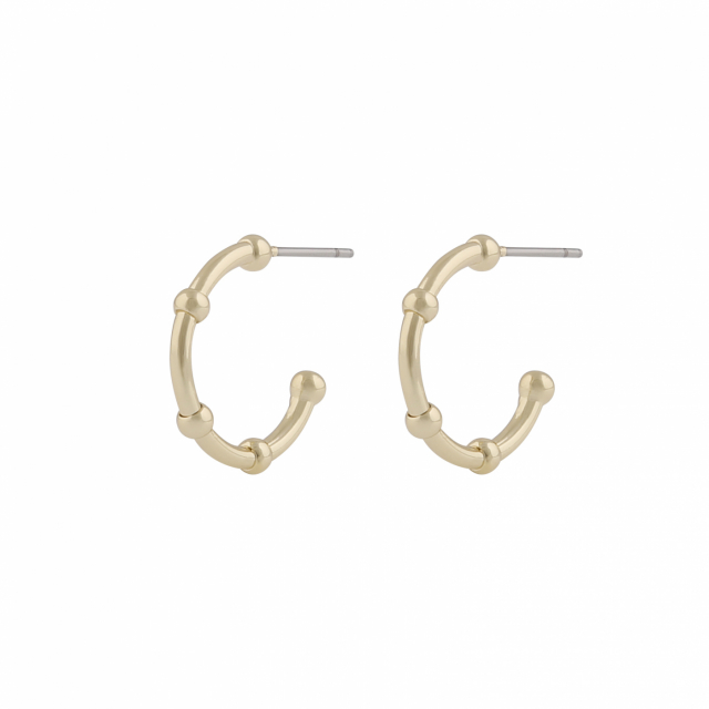 Gina small oval ear Guld