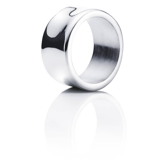 Moonwalk Wide Ring Sølv