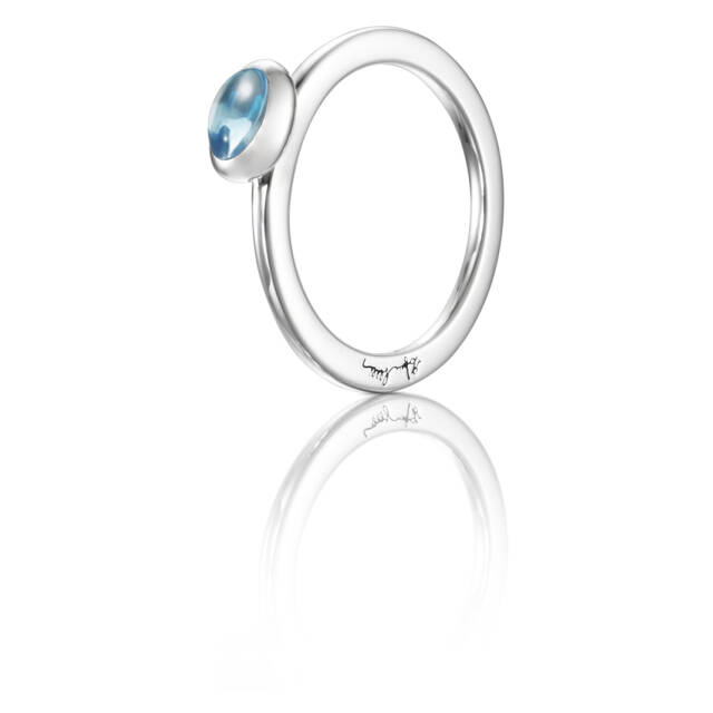 Love Bead Sølv - Topaz Ring Sølv