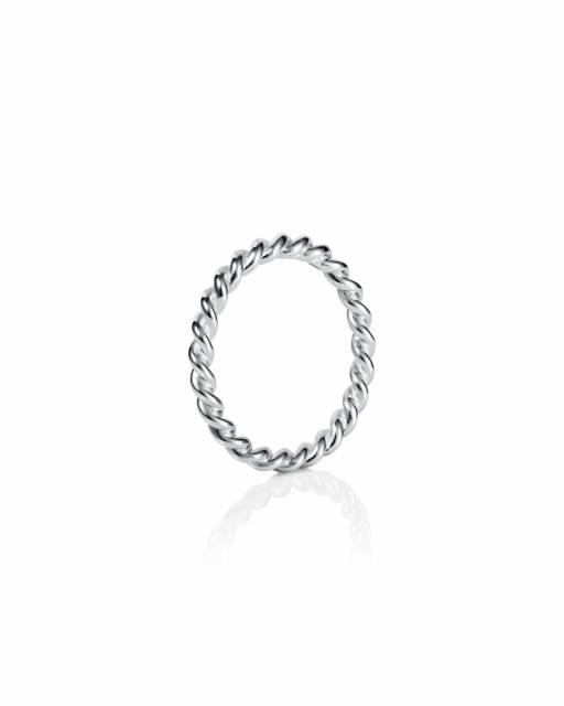 Wrapped ring Silver