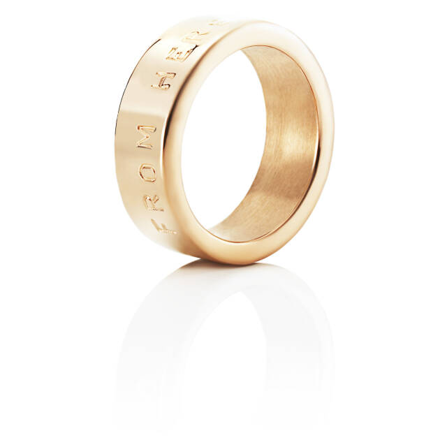 From Here To Eternity Stamped Ring Guld