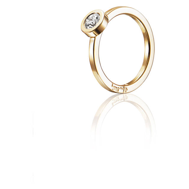 The Wedding Thin 0.40 ct diamant Ring Guld
