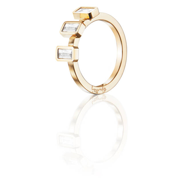 Baguette Wedding 0.60 ct diamant Ring Guld