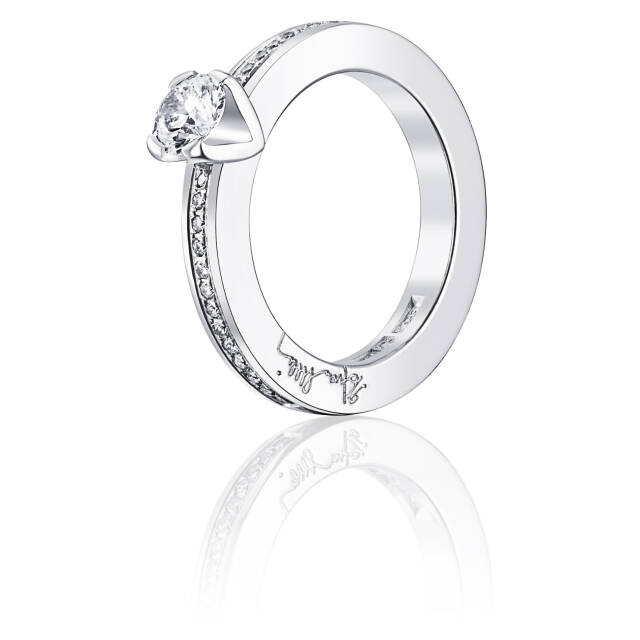 Heart To Heart 0.50 ct diamant Ring Hvidguld