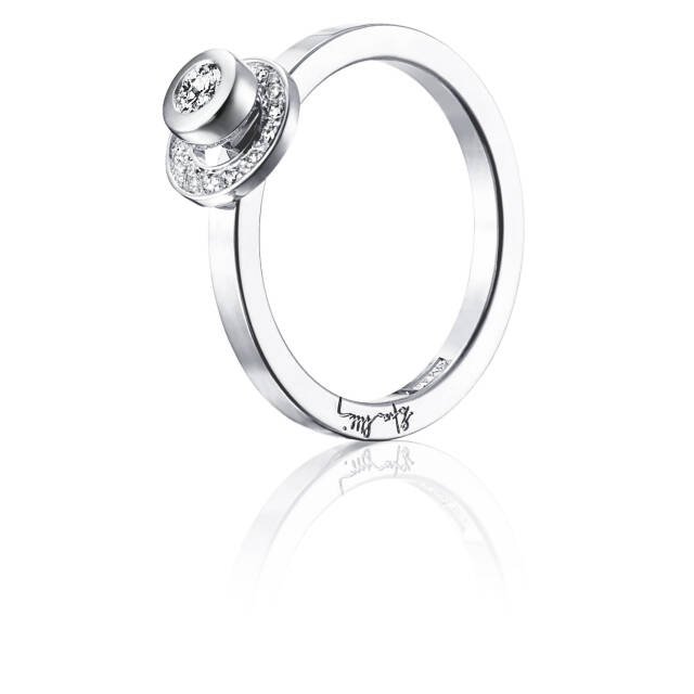 AVO Wedding Ring Hvidguld