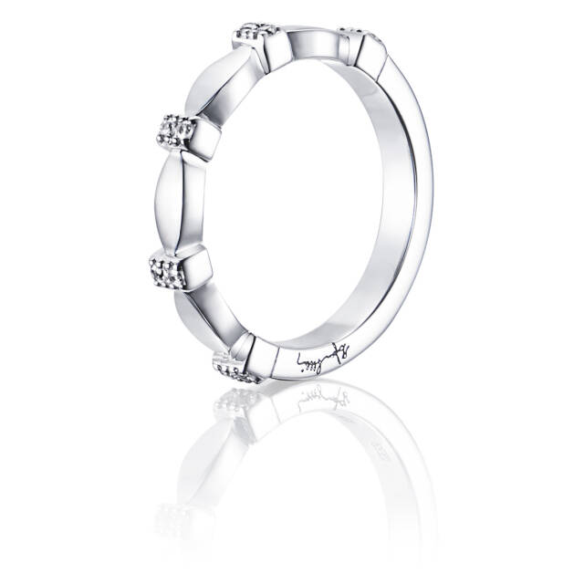 Forget Me Not Ring Hvidguld