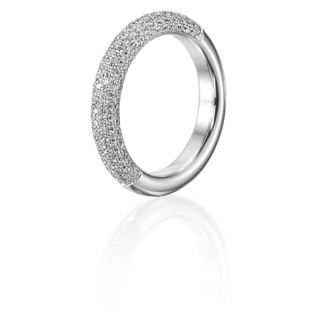 Million Stars Ring Hvidguld