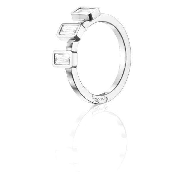 Baguette Wedding 0.60 ct diamant Ring Hvidguld