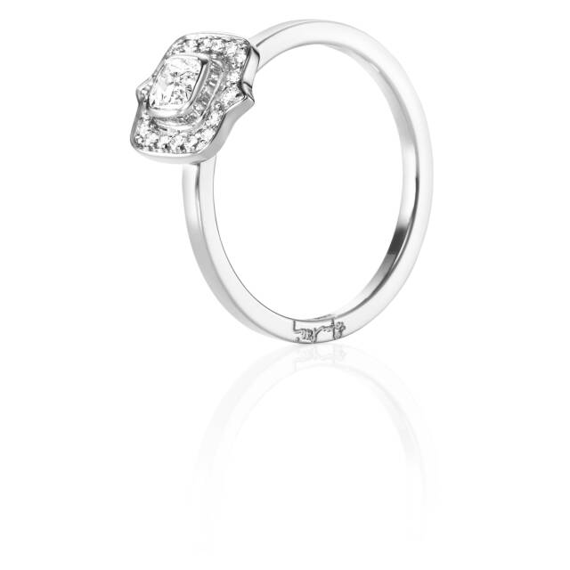 The Mrs 0.30 ct diamant Ring Hvidguld