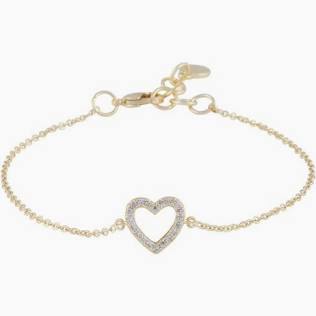 Nisi heart Bracelet Gold