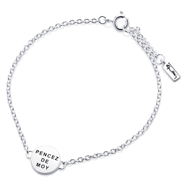 Mini Pencez De Moy Armbånd Sølv 17-19 cm