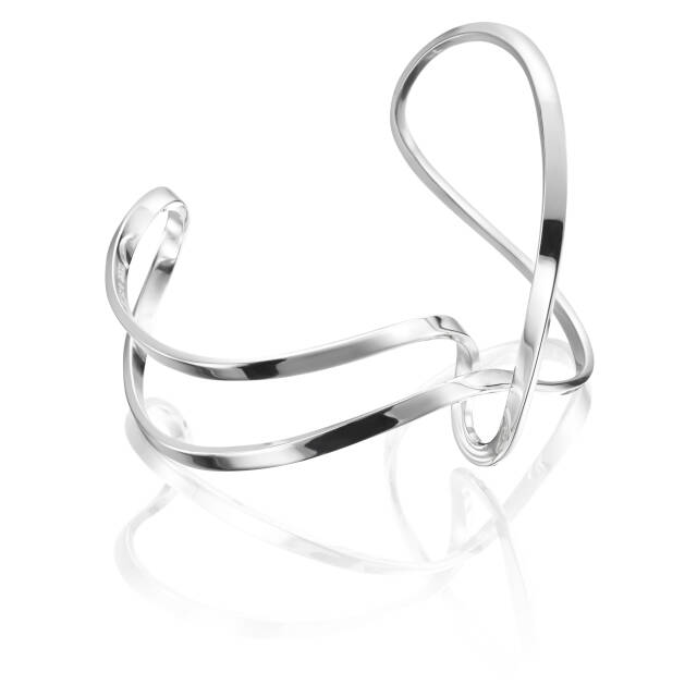 Twisting Cuff Armbånd Sølv