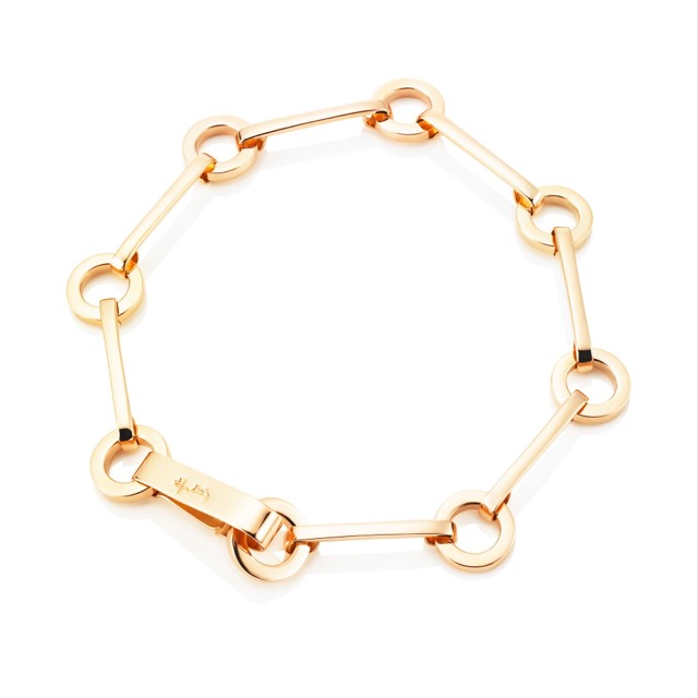 Ring Chain Armbånd Guld