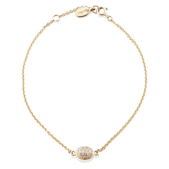 Love Bead Armbånd Guld 17-19 cm