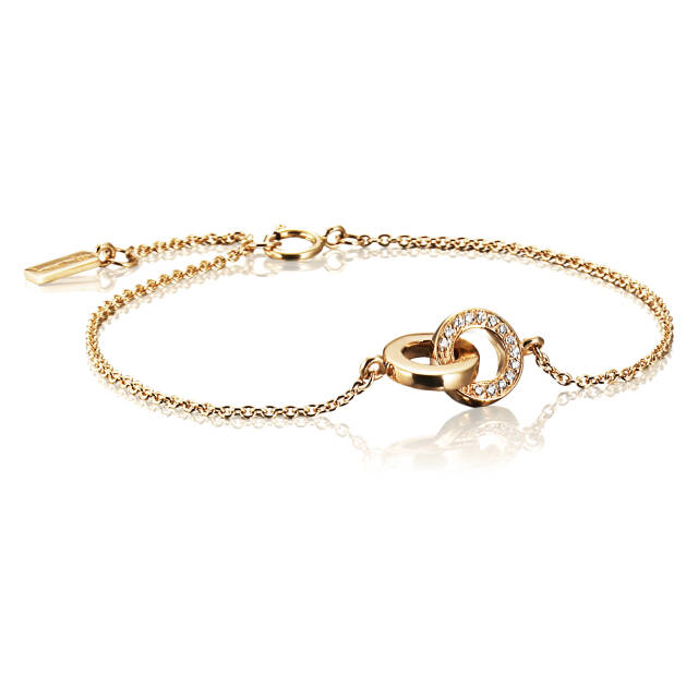 You & Me Armbånd Guld 15-19 cm