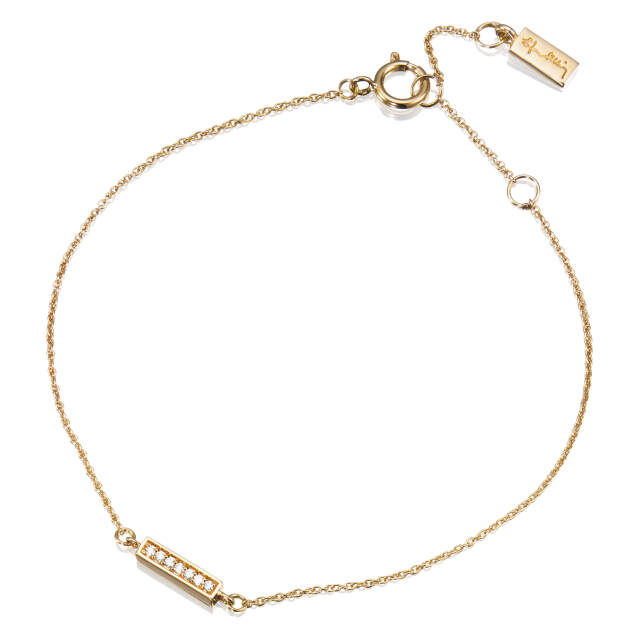 Thin Stars Armbånd Guld 16-19 cm