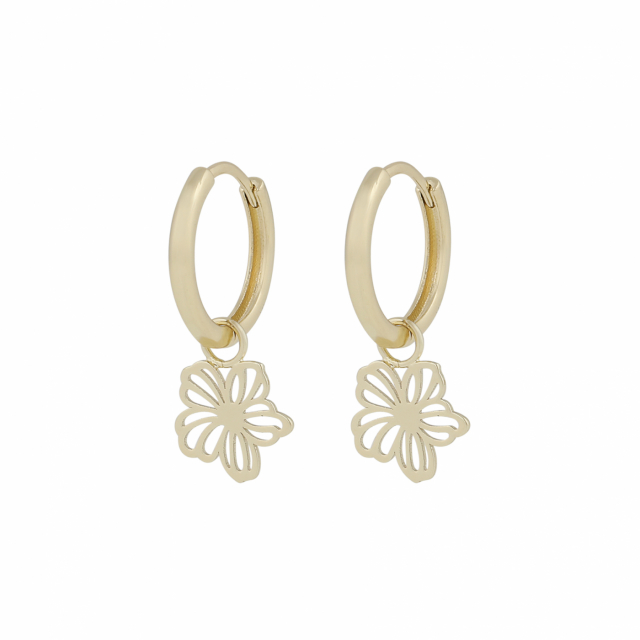 Flora daisy pendant ring Earrings