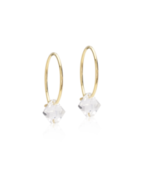 GT Ear Ring 14 mm, Bicone 6 mm, Crystal