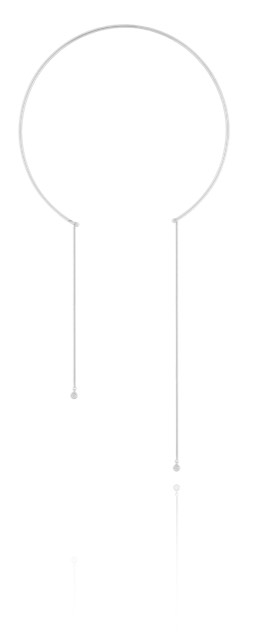 Brilliant bangle Halskæde double Sølv