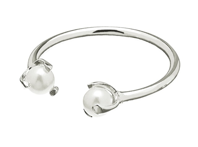 Pearl small ring ONE SIZE Sølv