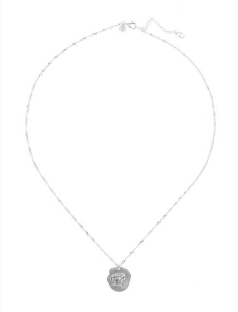 Two Elephant Halskæde - Sølv