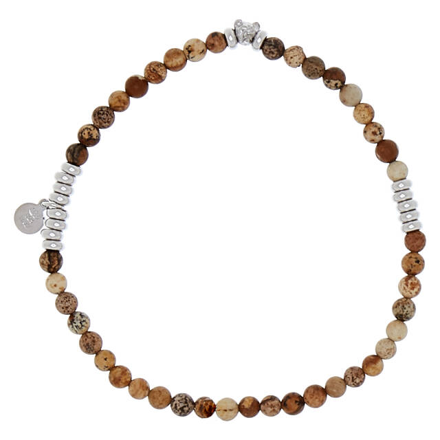 Bear elastic brace Armbånd sand Sølv