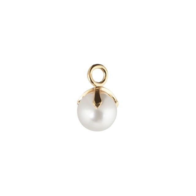 Letters Pearl pendant Guld / per styck